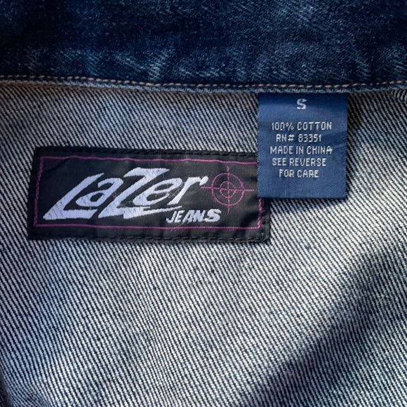 Dark Blue Denim Jacket - Picture 6 of 6